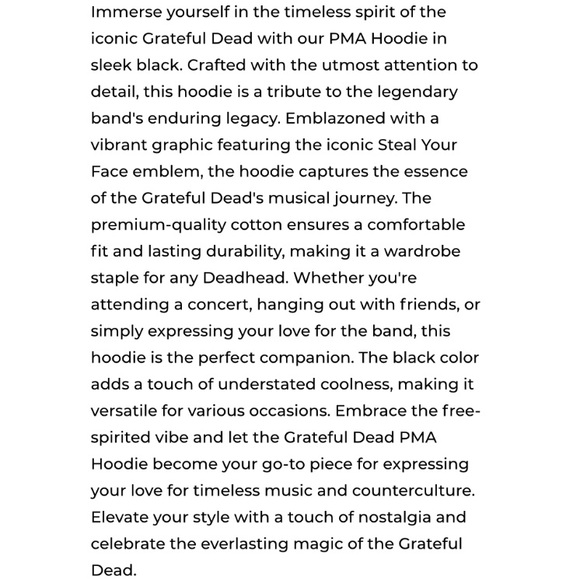 Grateful Dead Chinatown Market Hoodie - Picture 13 of 14